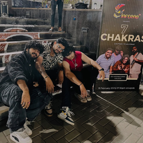 The 7 Chakra Live band in Vadodara