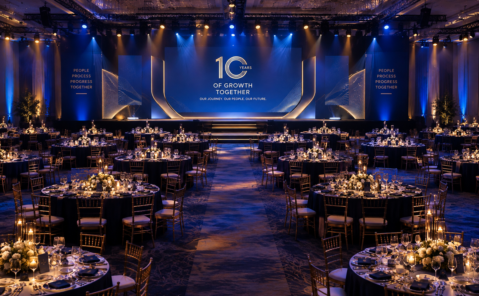 Gala arena stage display